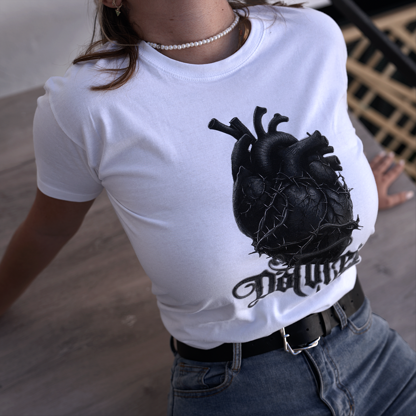 CAMISETA DOLORES BLANCA