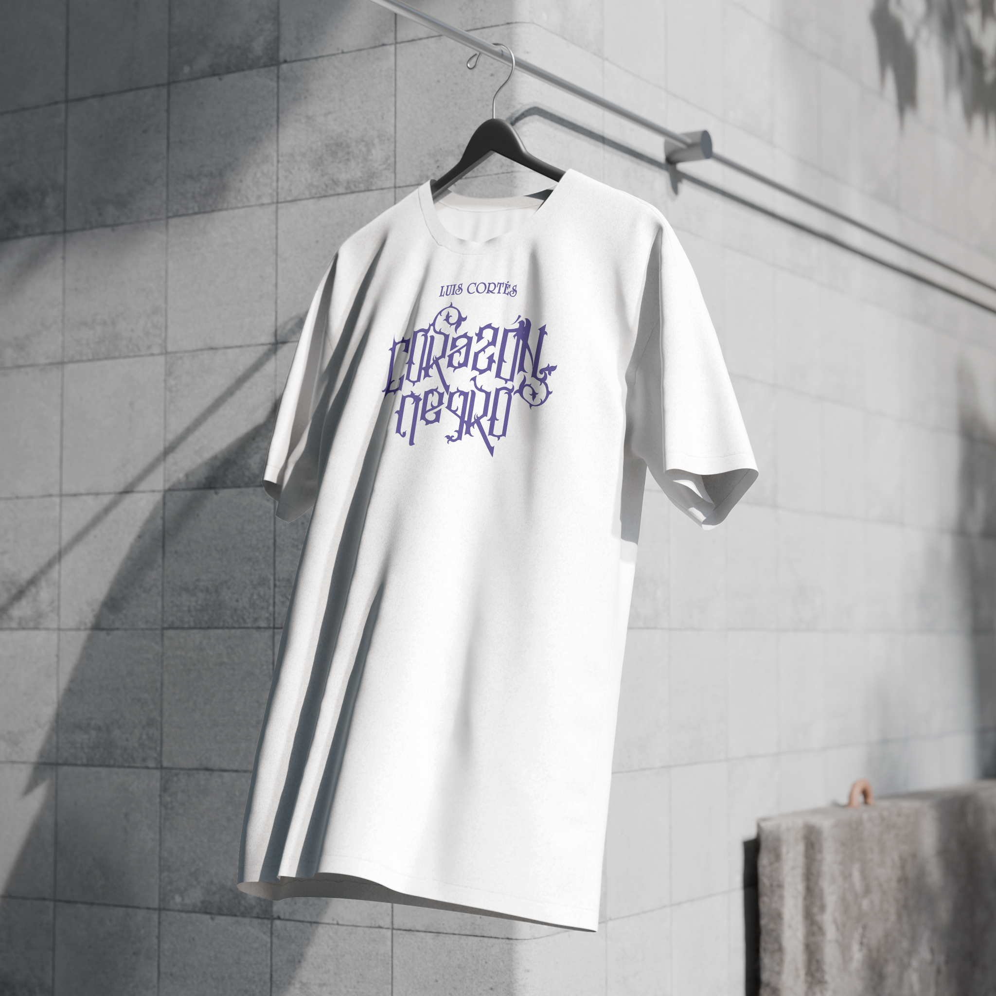 Camiseta Corazón Negro